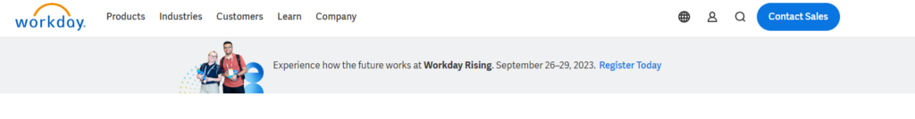 Workday.com is a SaaS product. However you won't find the classic "plans and prices" page, but just a "Contact Sales" Call to Action